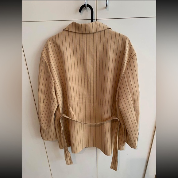 Belted striped jacket Maje - Picture 5 of 8